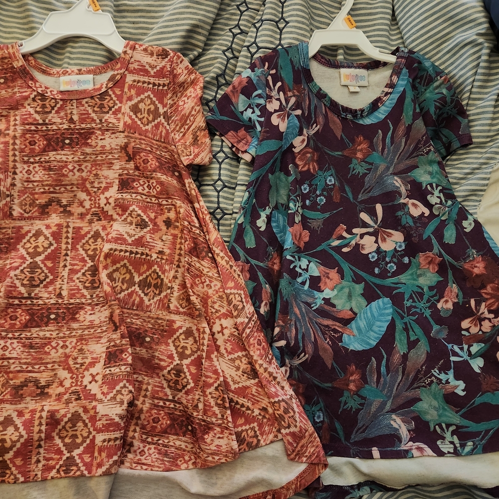 Floral and Geometric Kids Dress Set